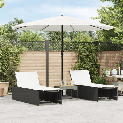 Parasol - Garden Or Patio - With Steel Pole 2.23m