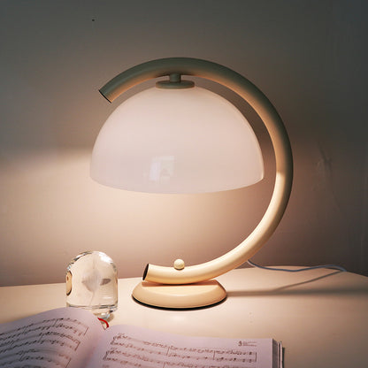 Retro Bauhaus Glass Table Lamp – Decorative Home Light