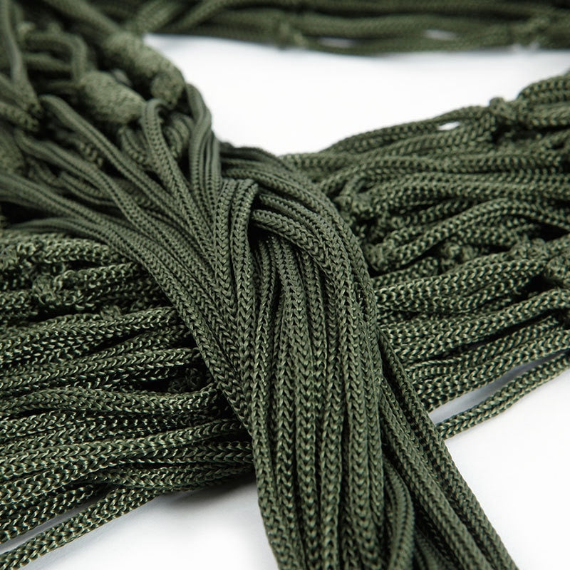 Single-Person Mesh Nylon Hammock - Portable Camping Seat