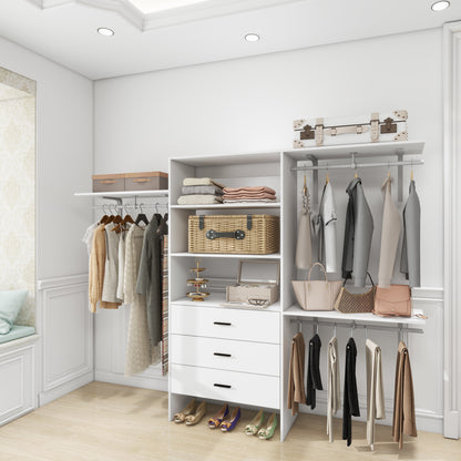 Closet Organizer System - White