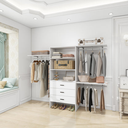 Closet Organizer System - White