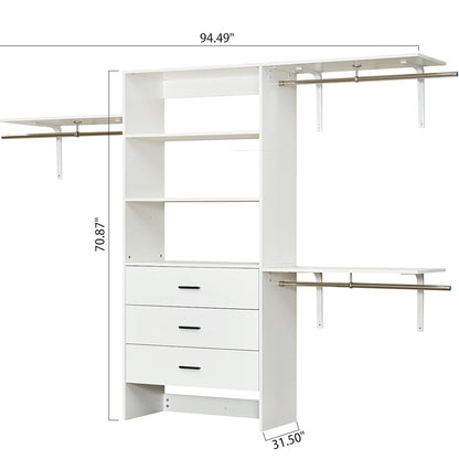 Closet Organizer System - White