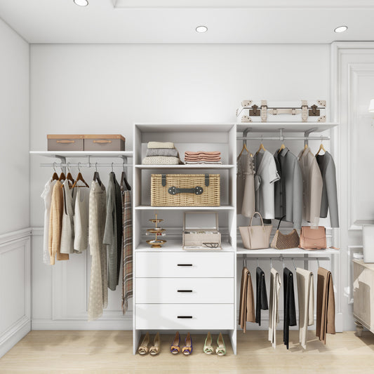 Closet Organizer System - White