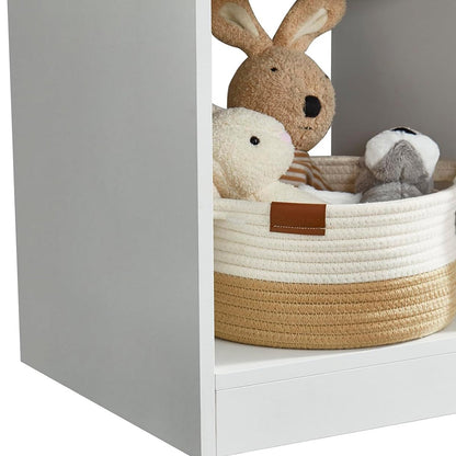 Closet Organizer System - Wooden Wardrobe - White