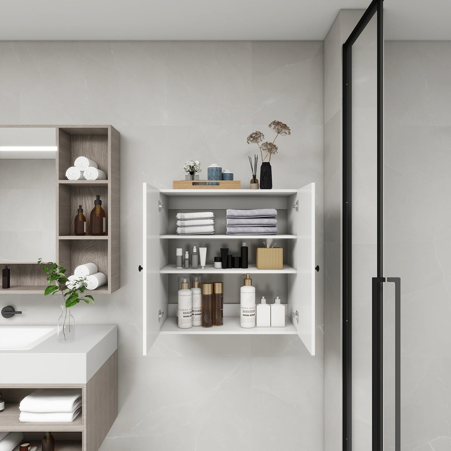 Closet Shelves For Bathroom