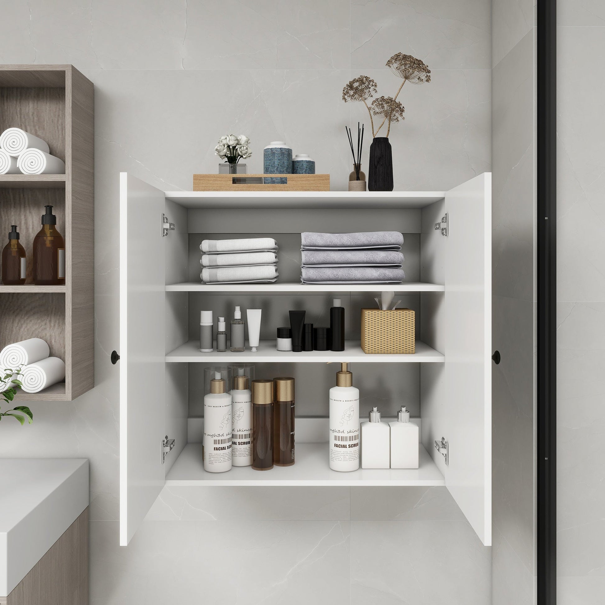 Closet Shelves For Bathroom
