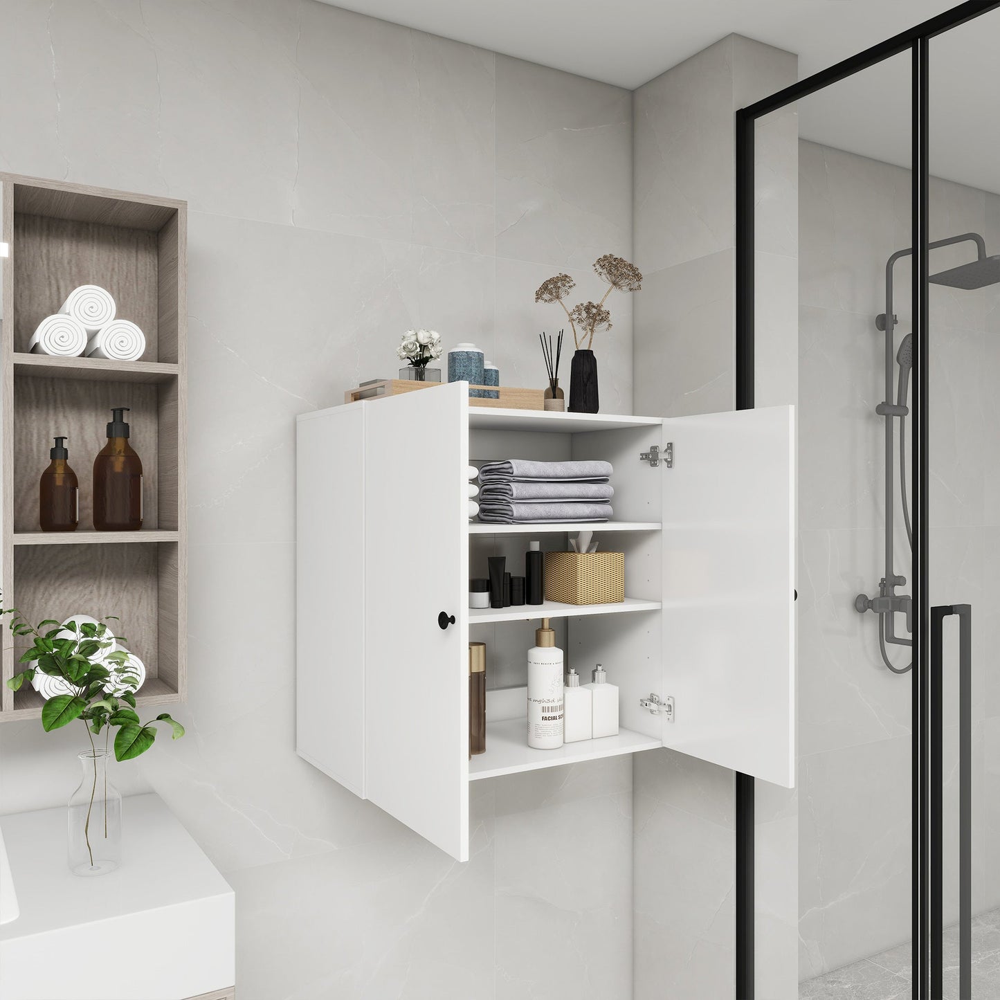 Closet Shelves For Bathroom