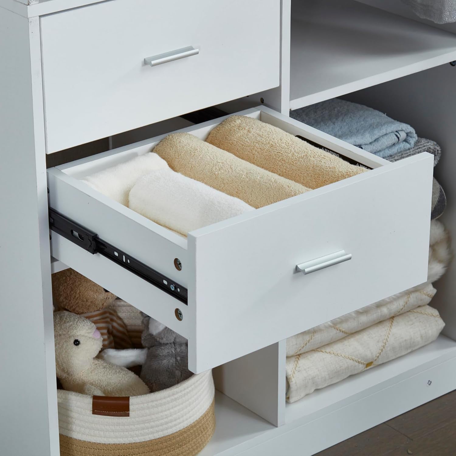 Closet System for Walk in Closets - Gray