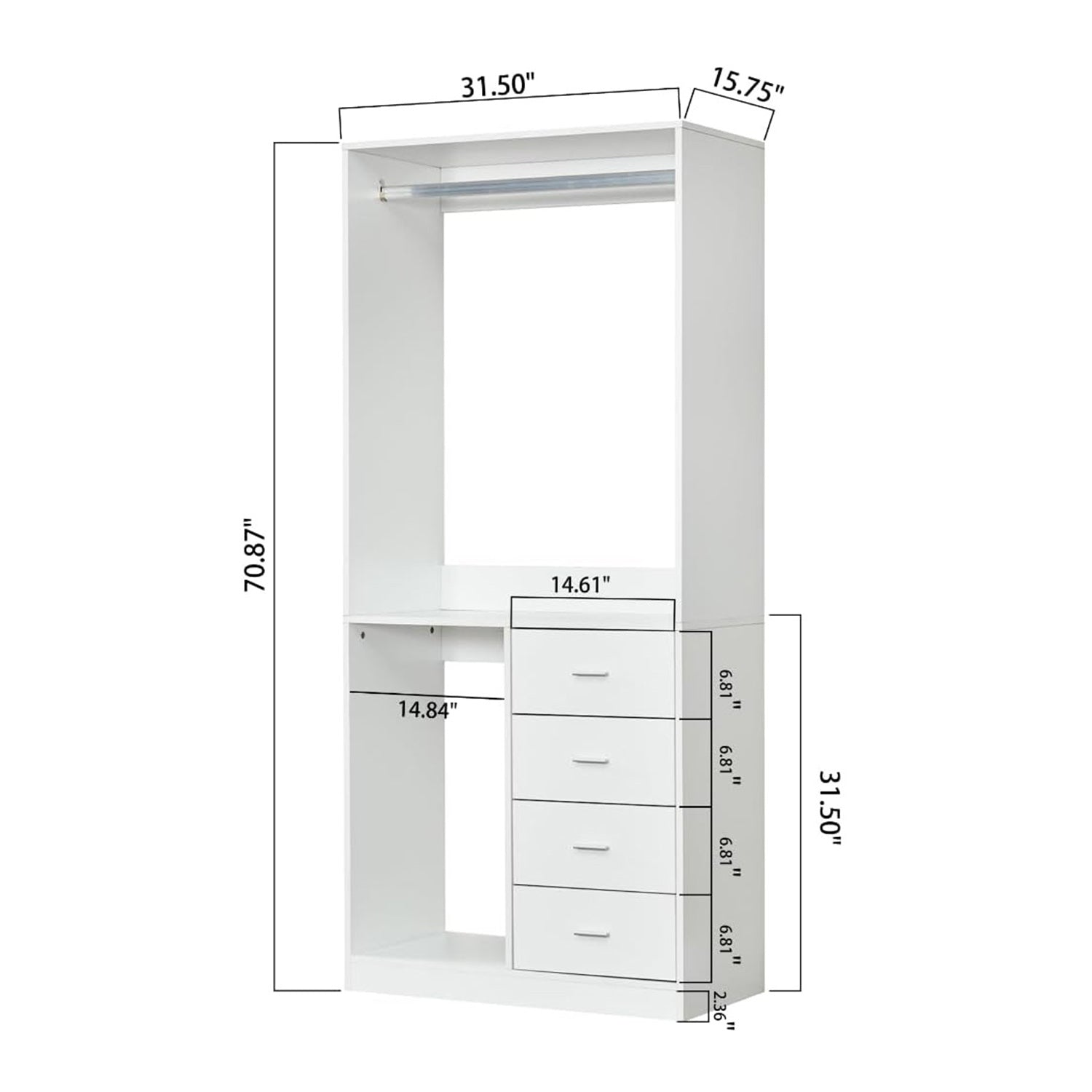Closet System Storage Stand-Alone