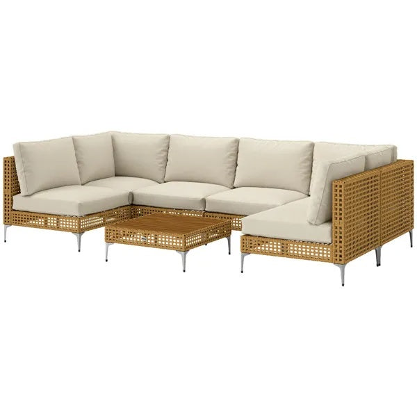 Garden Lounge Set - Patio Corner Furniture - Patio Sofa Set
