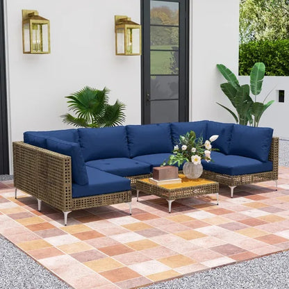 Garden Lounge Set - Patio Corner Furniture - Patio Sofa Set