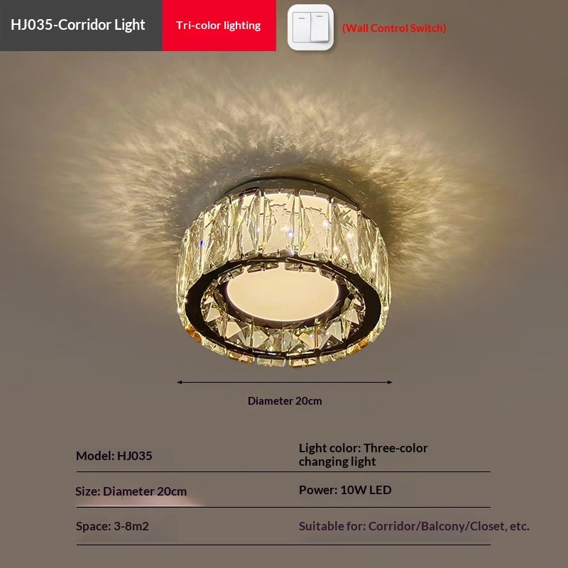 LED Ceiling Light for Hallway Walk-In Closet Modern Flush Mount