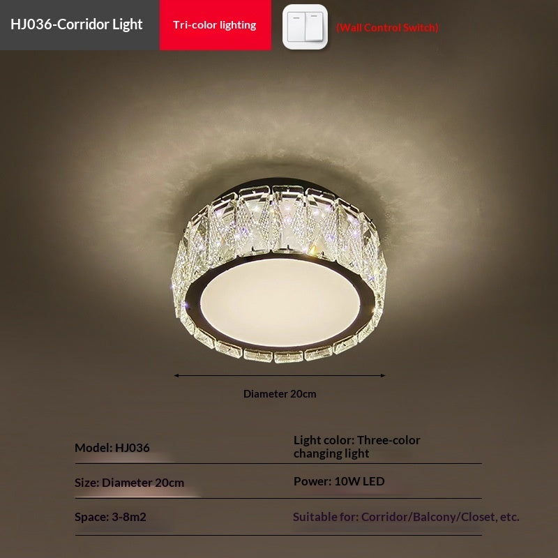 LED Ceiling Light for Hallway Walk-In Closet Modern Flush Mount