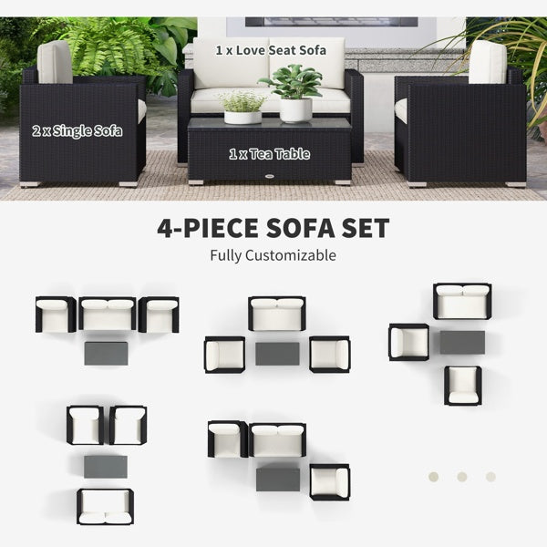 Lounge Garden Chair Set - Outdoor Furniture Set
