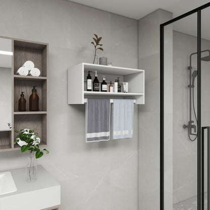 Modular Bathroom Shelves - White