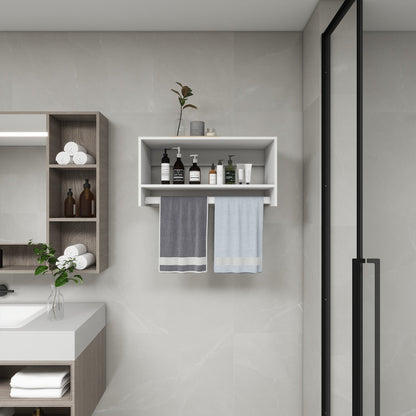 Modular Bathroom Shelves - White