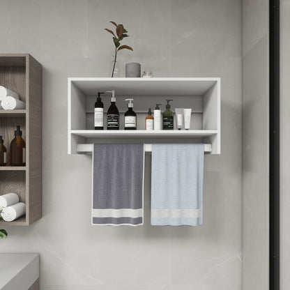 Modular Bathroom Shelves - White
