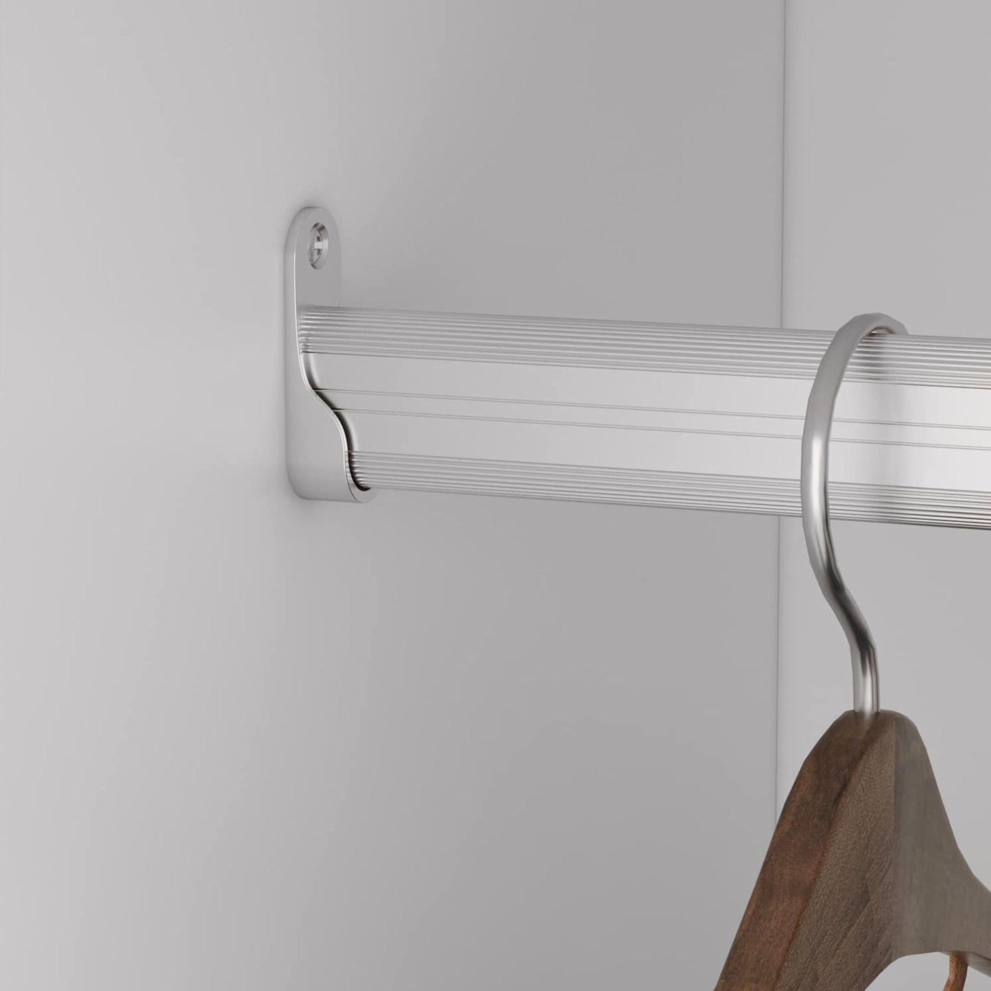 Modular Closet System Wall-Mounted White Wardrobe Organizer