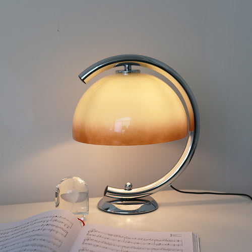 Retro Bauhaus Glass Table Lamp Decorative Home Light