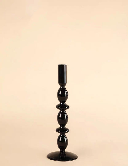 Retro Glass Color Candle Holder