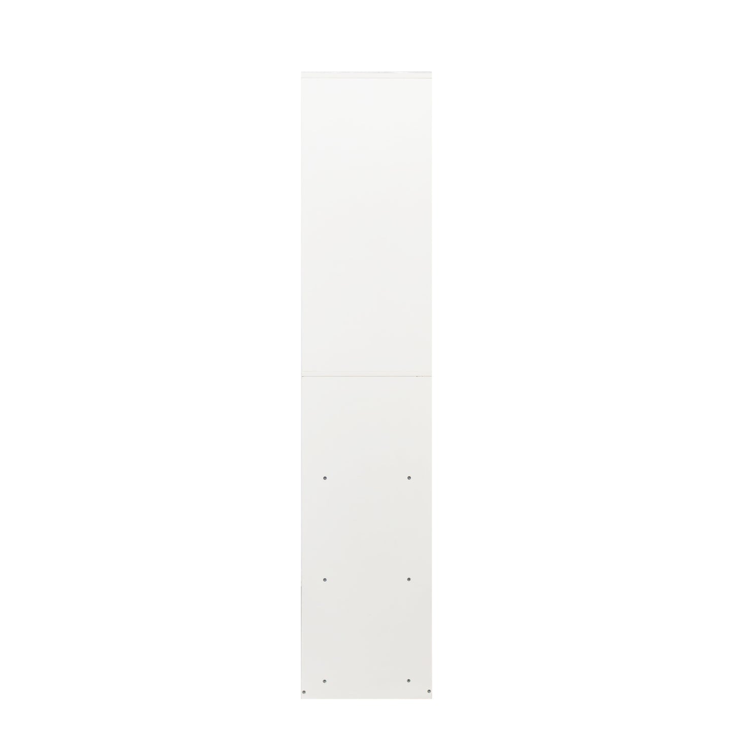 Stand-Alone Wardrobe With 6 Open Shelves For Walk-In Closet - White