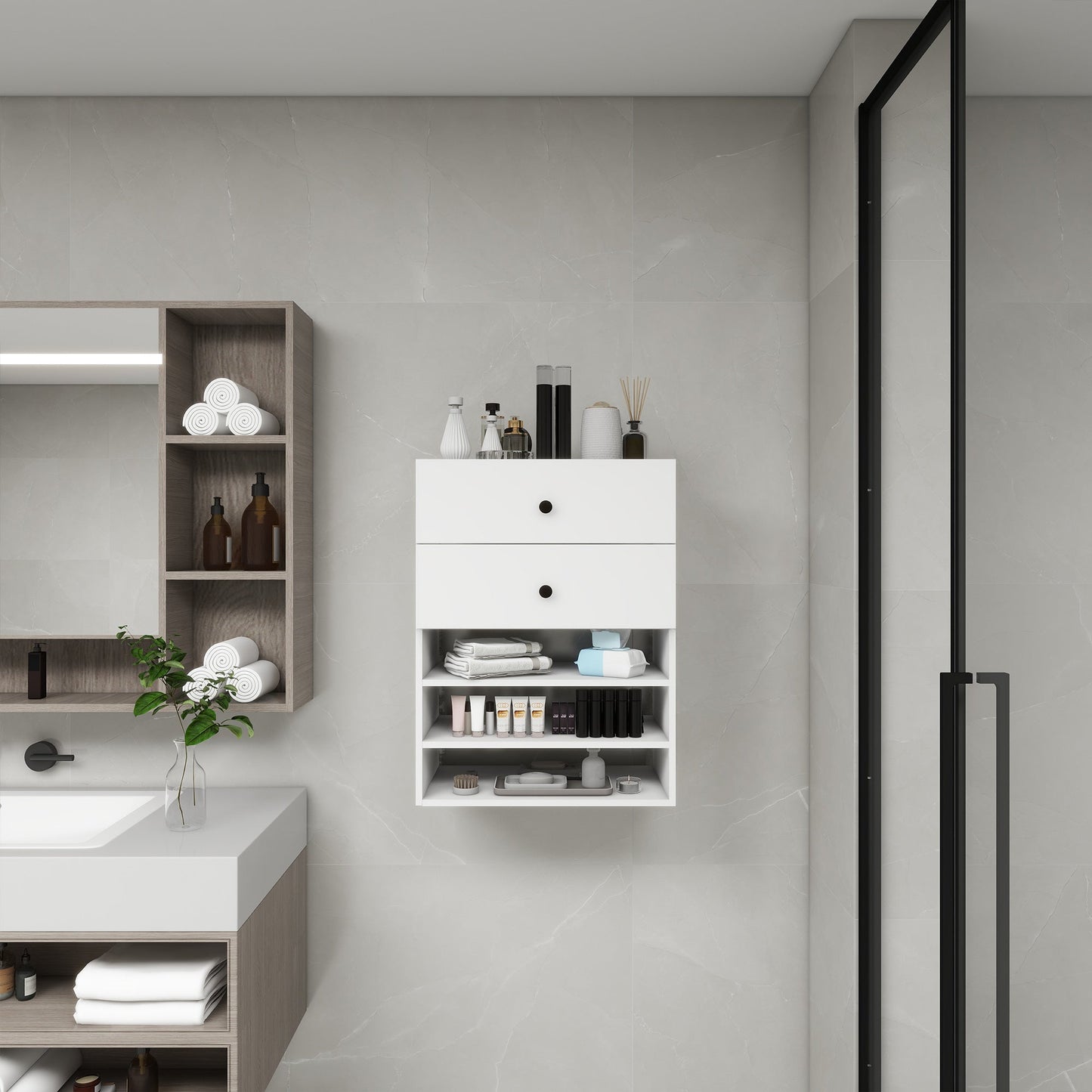 Wooden Closet Organizer System