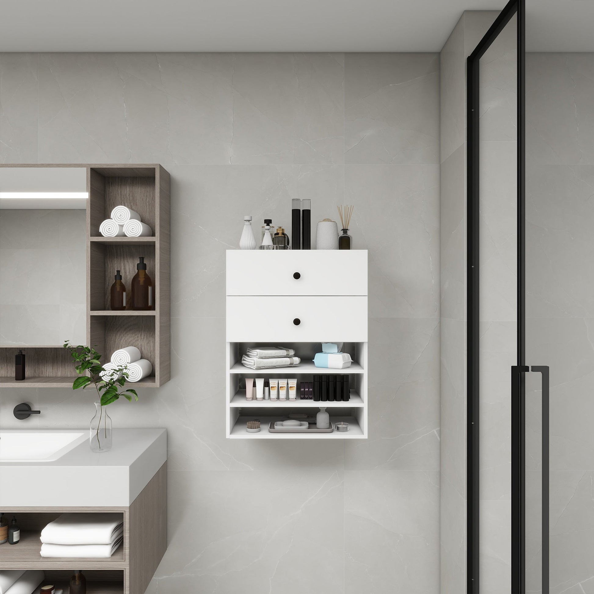 Wooden Closet Organizer System