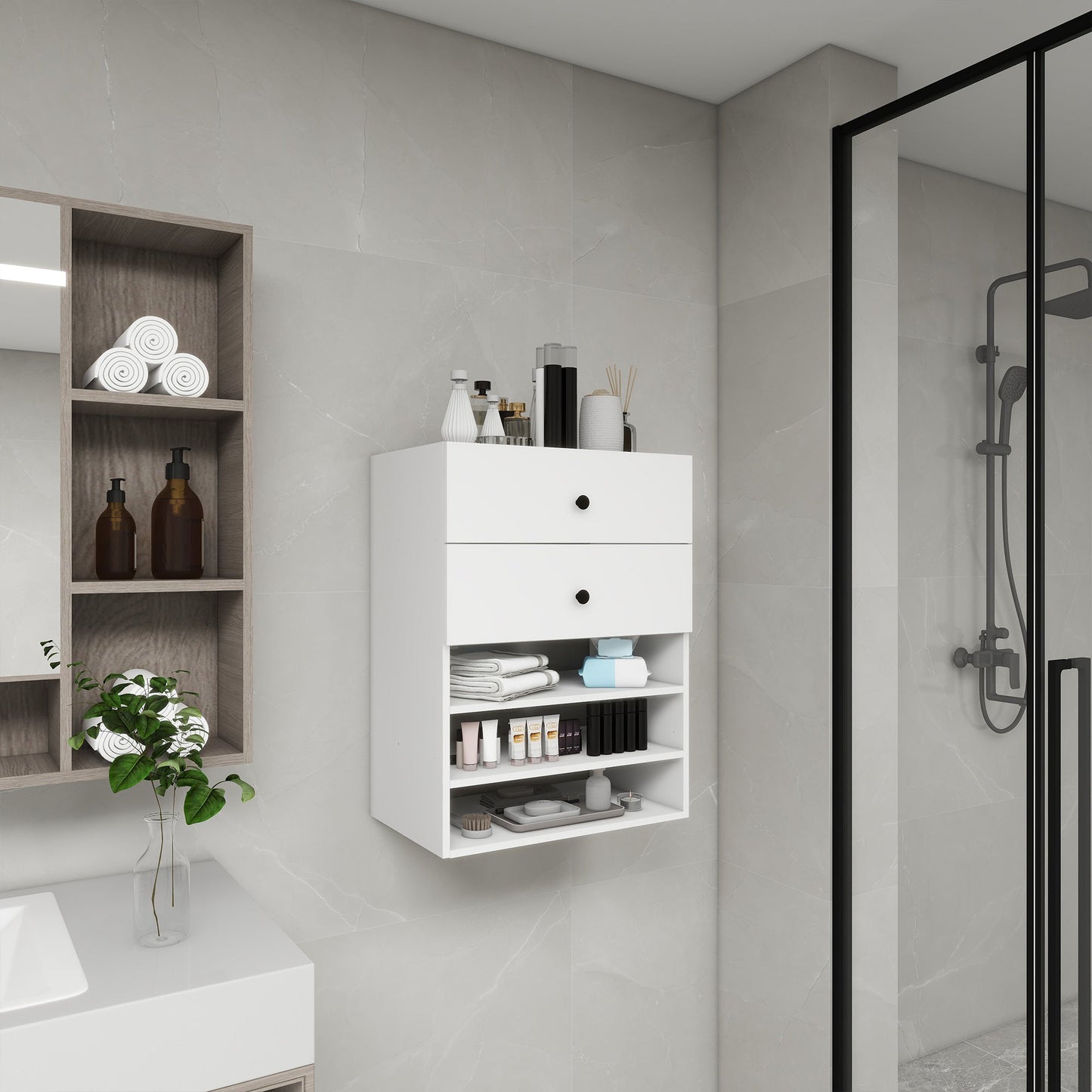 Wooden Closet Organizer System