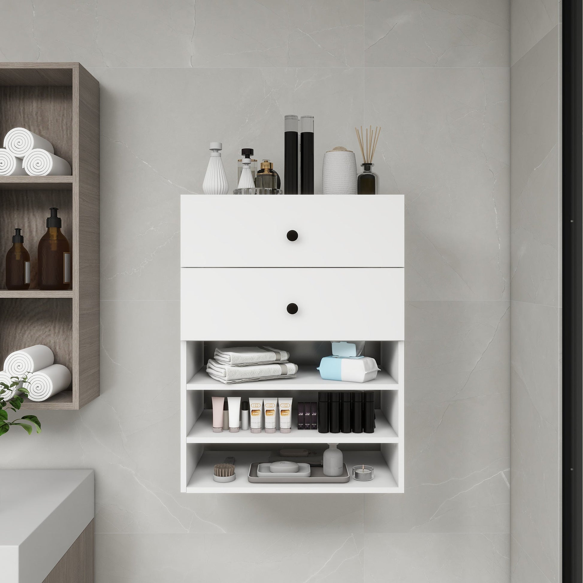 Wooden Closet Organizer System